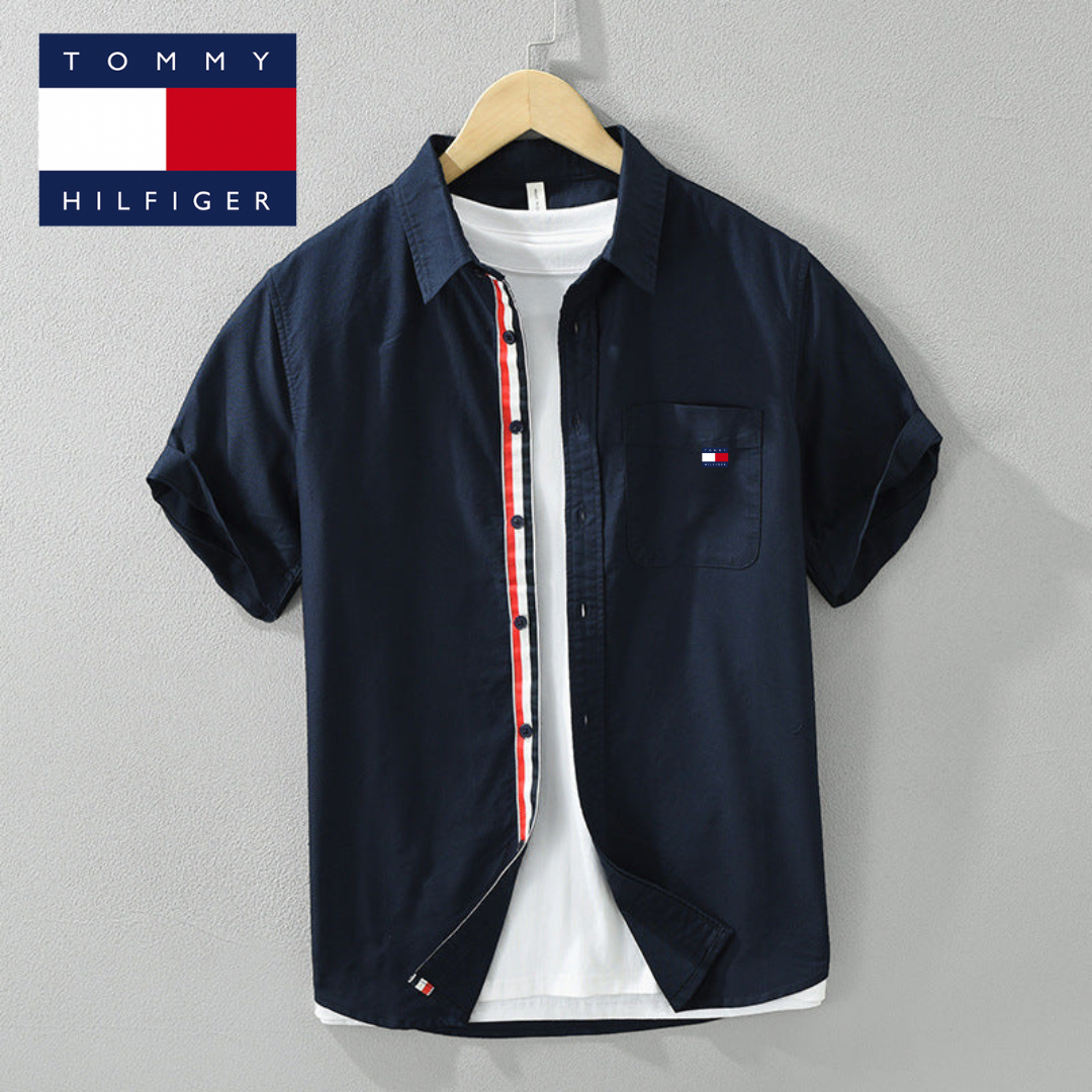 Tommy Hilfiger Men's Signature Short Sleeve Shirt